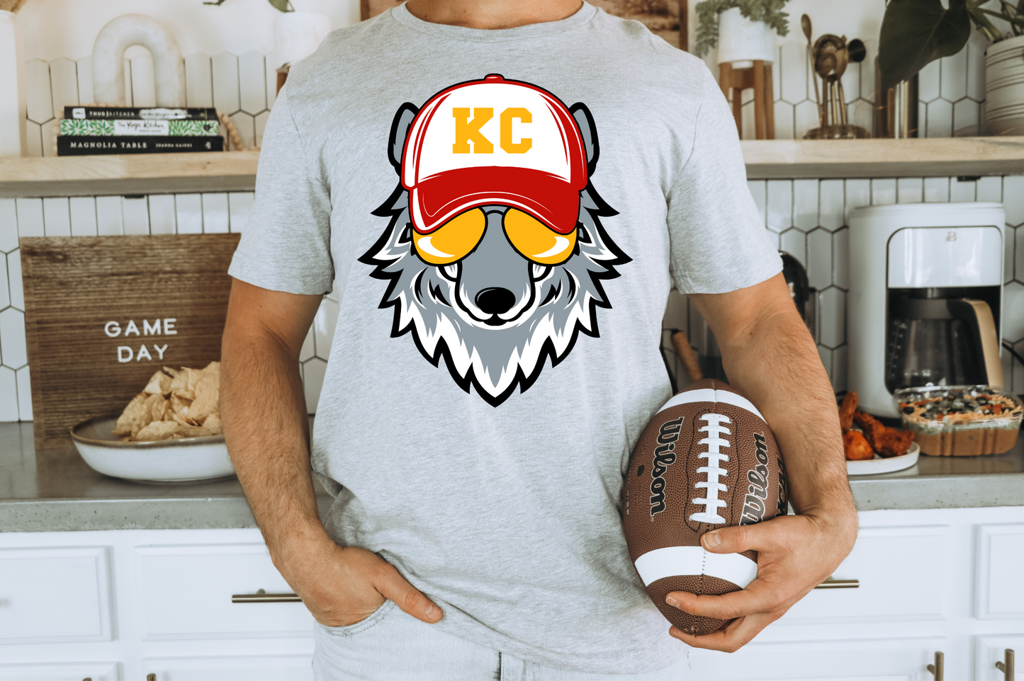 KC Wolf KC Hat- DTF Transfer