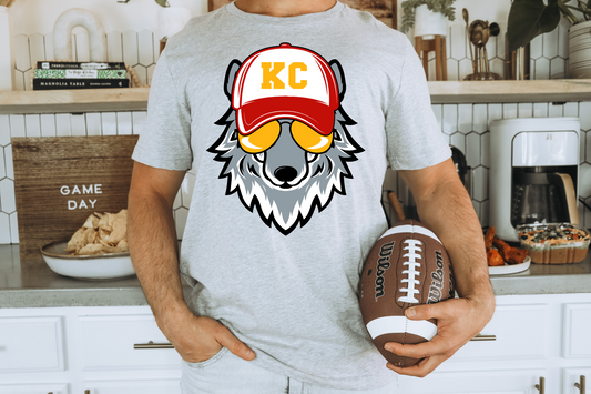 KC Wolf KC Hat- DTF Transfer