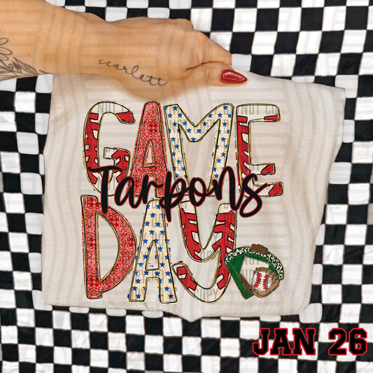 BASEBALL GAME DAY TARPONS