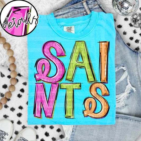 DOODLE COLORFUL SAINTS