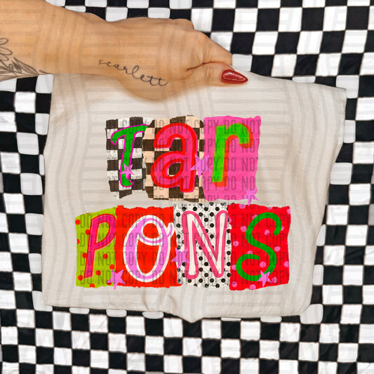 TARPONS RED & GREEN CHECKERS