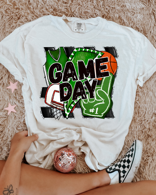 Game Day Basketball (green)