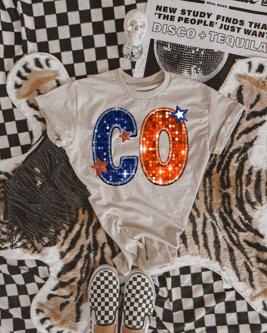 Denver CO Broncos Orange And Blue