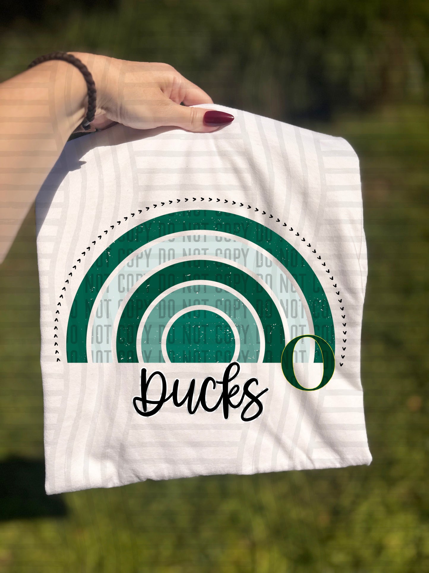 Retro Sunset Ducks