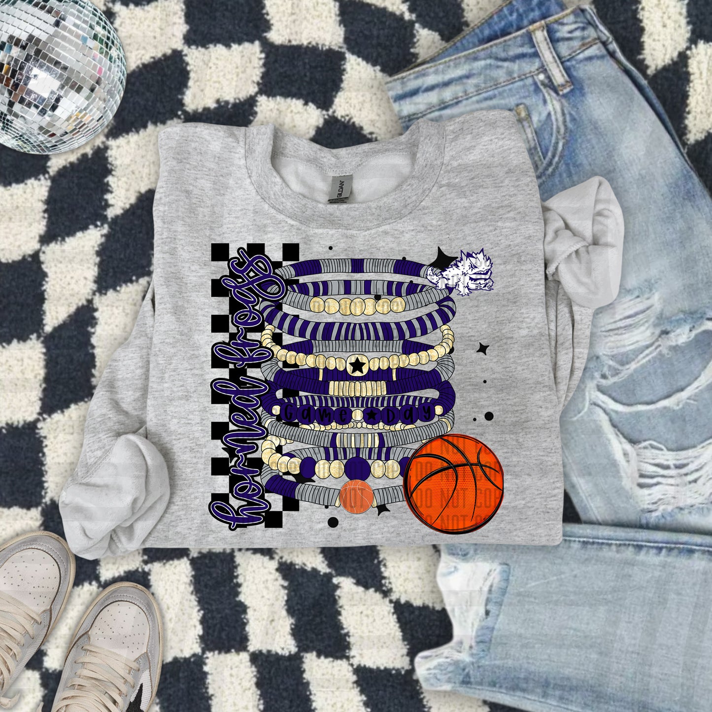 HORNED FROGS BASKETBALL GAME DAY BRACELETS