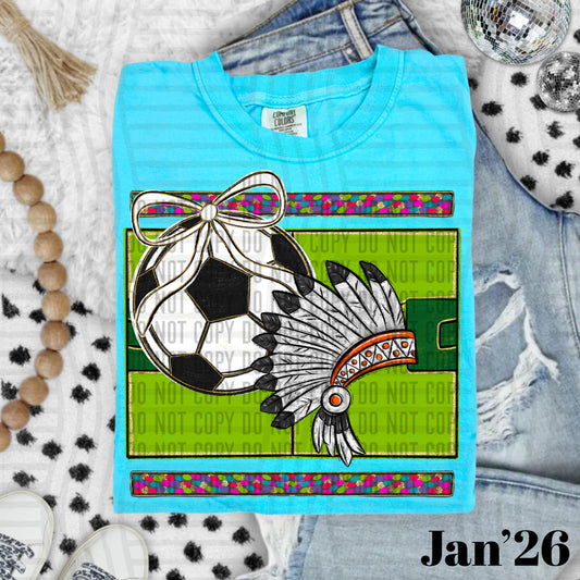 SOCCER INDIANS ORANGE