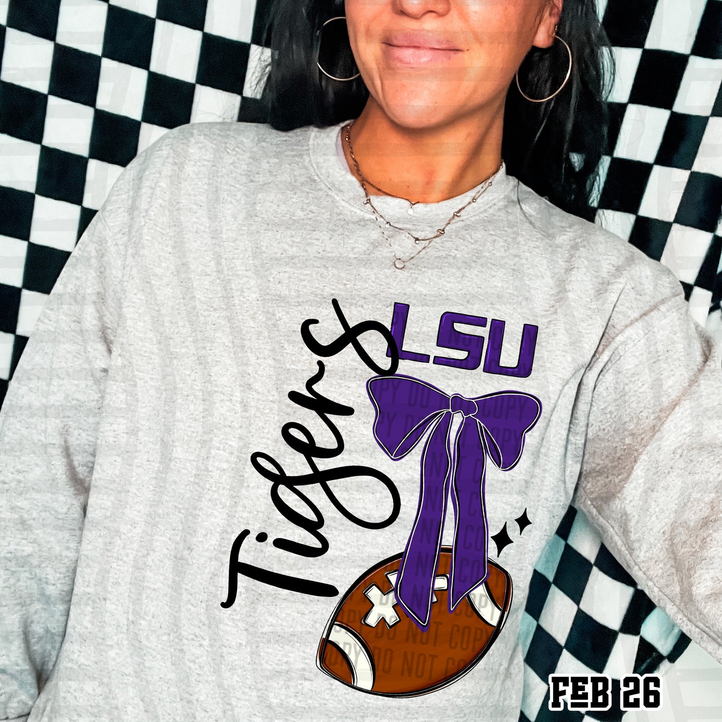 LSU TIGERS FOOTBALL BOW