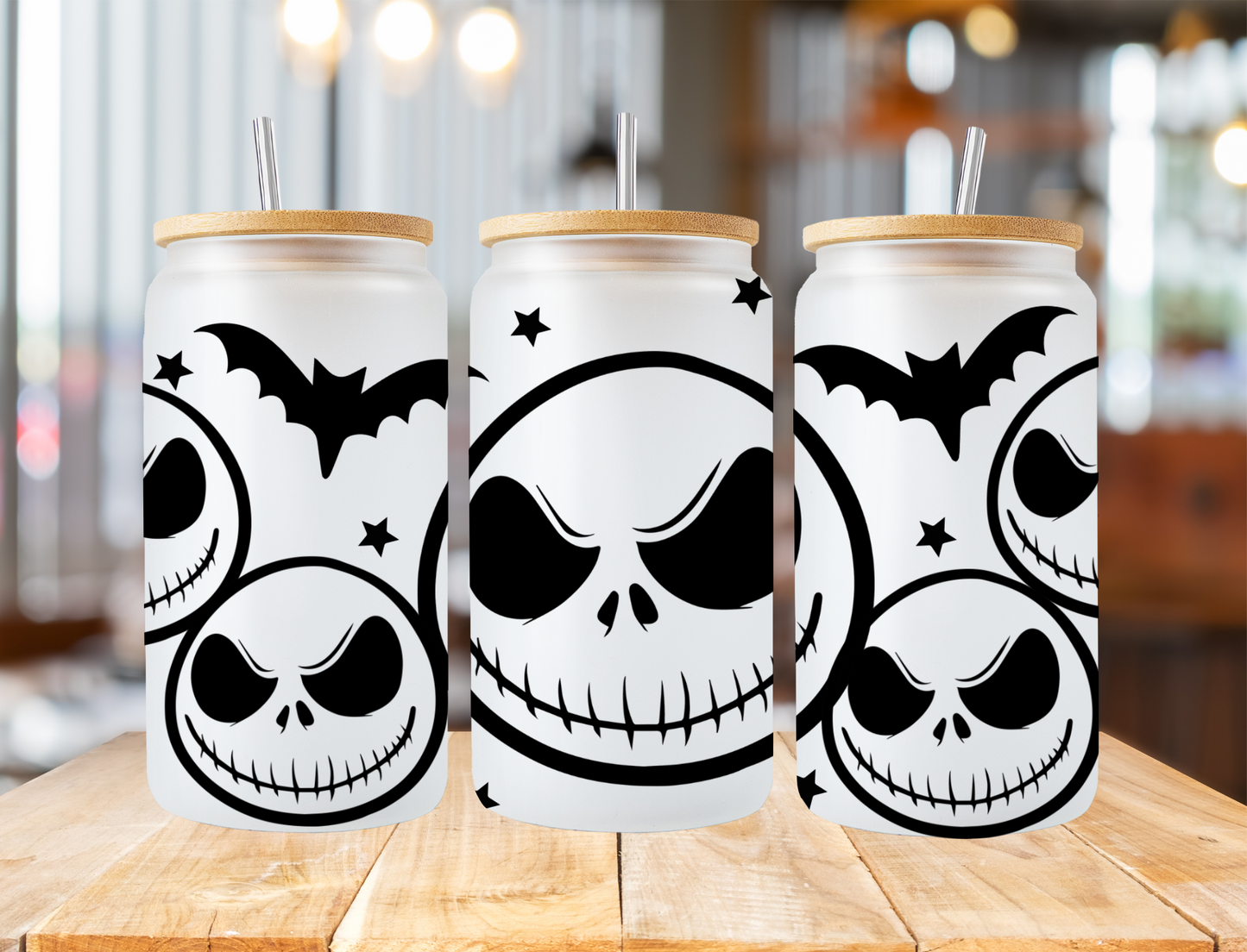 Jack Skellington and bats - UV Libby Wrap