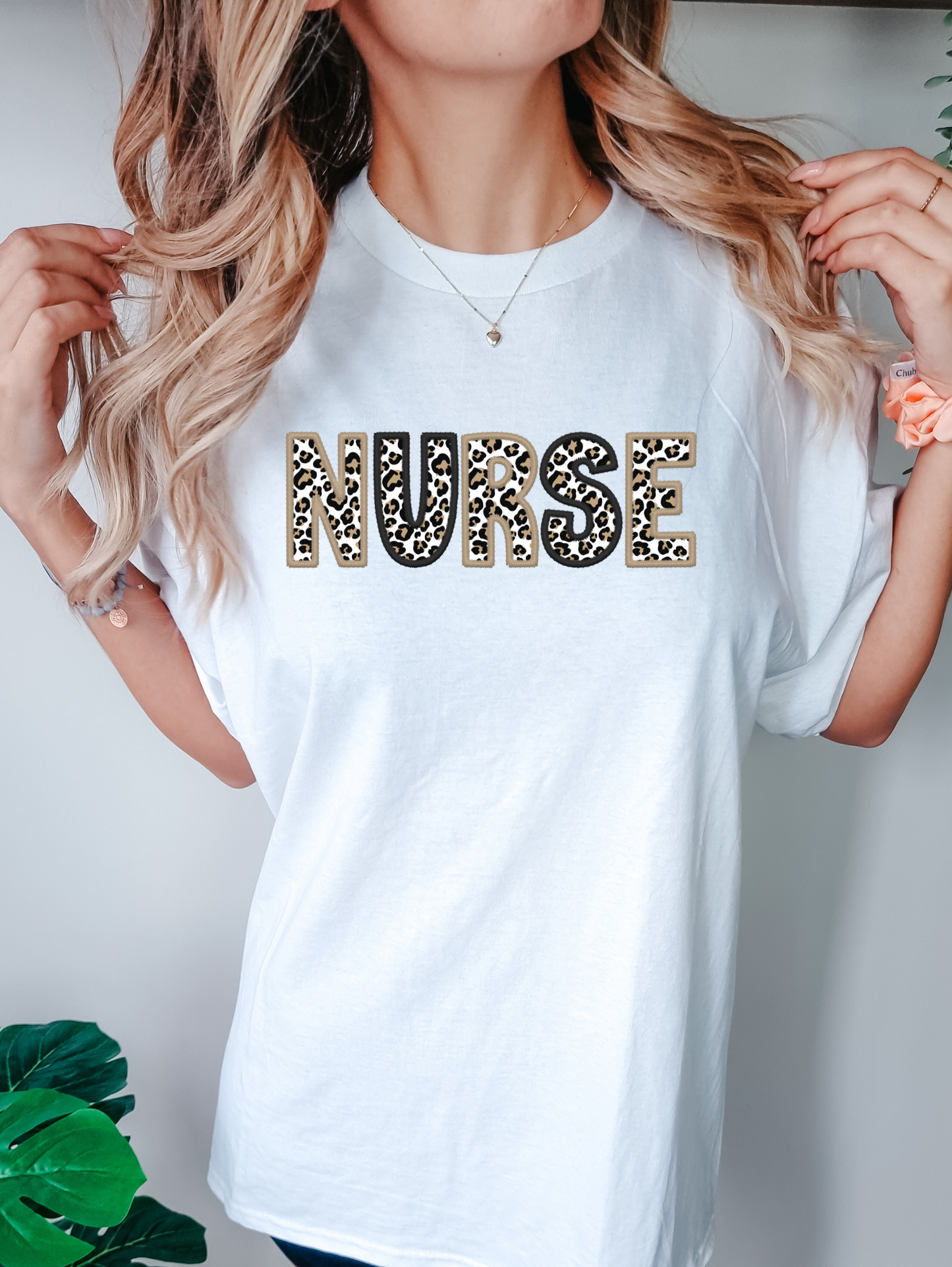 Nurse-Leopard print