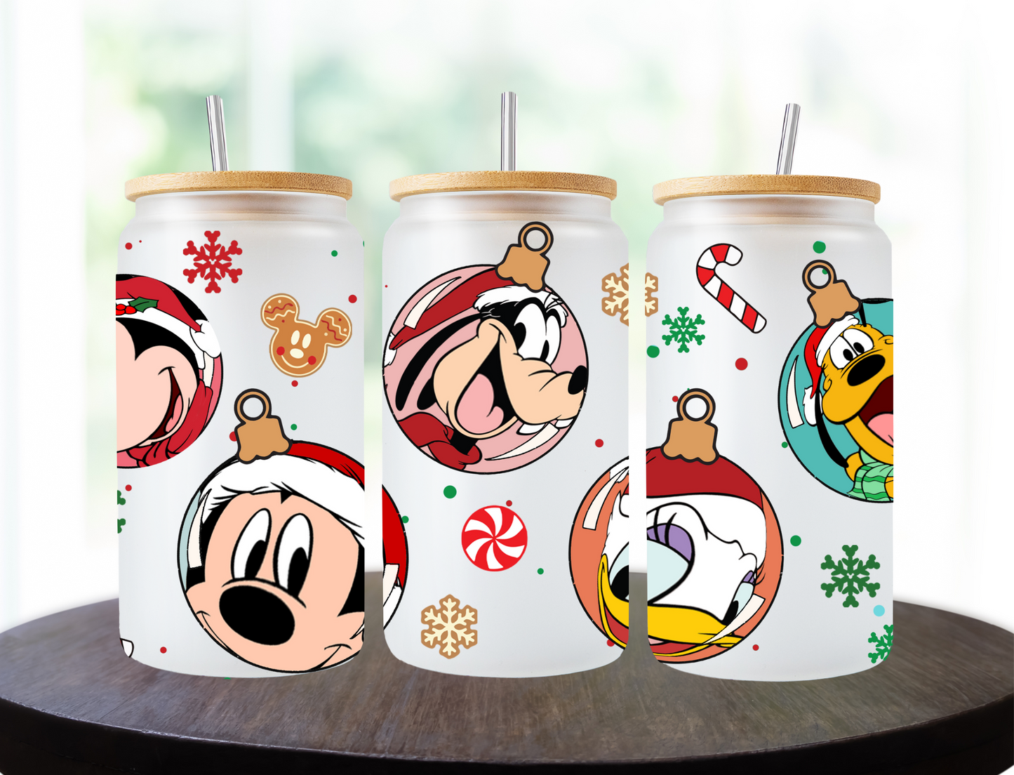 Mickey and Friends Ornaments - UV Libby Wrap