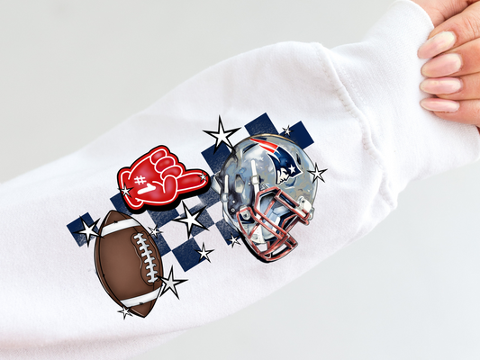 Patriots Foam Finger SLEEVE - DTF Print