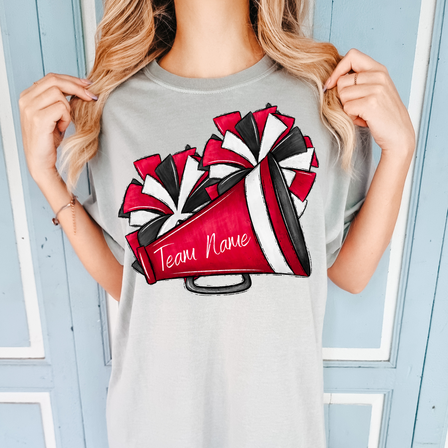 Team name- red, black and white
