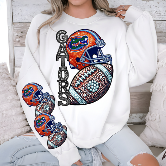 Diamond Studded- GATORS - SLEEVE