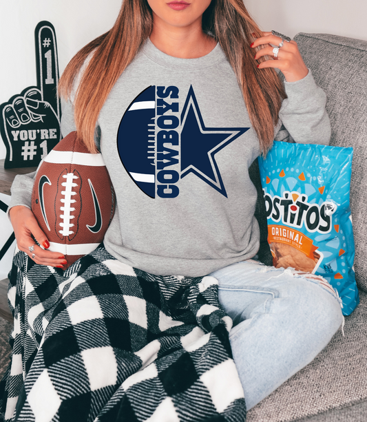 Cowboys with star and football