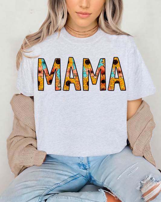 Mama Flower Letters