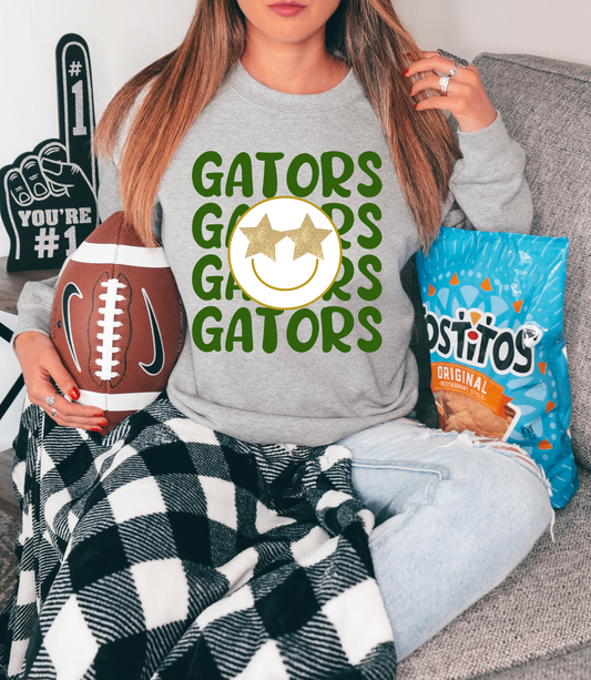 Gators With Smiley (GREEN)