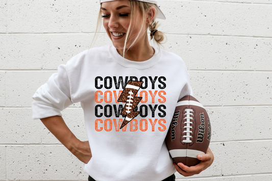 Cowboys-orange and black
