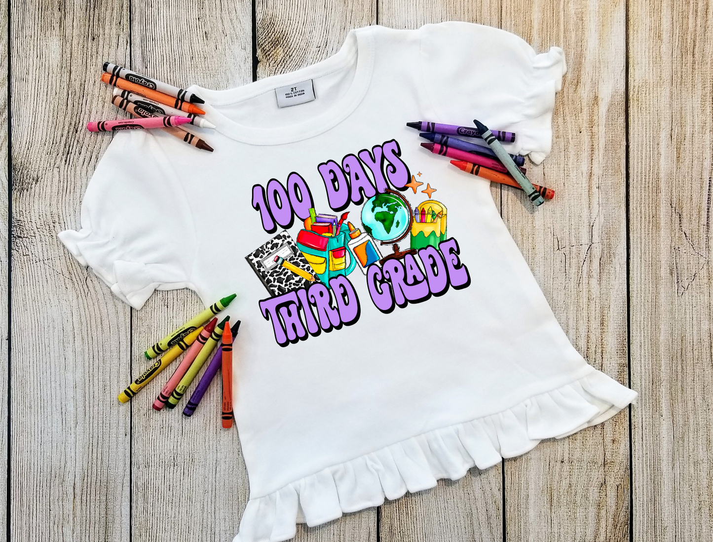 100 Days Third Grade – PURPLE