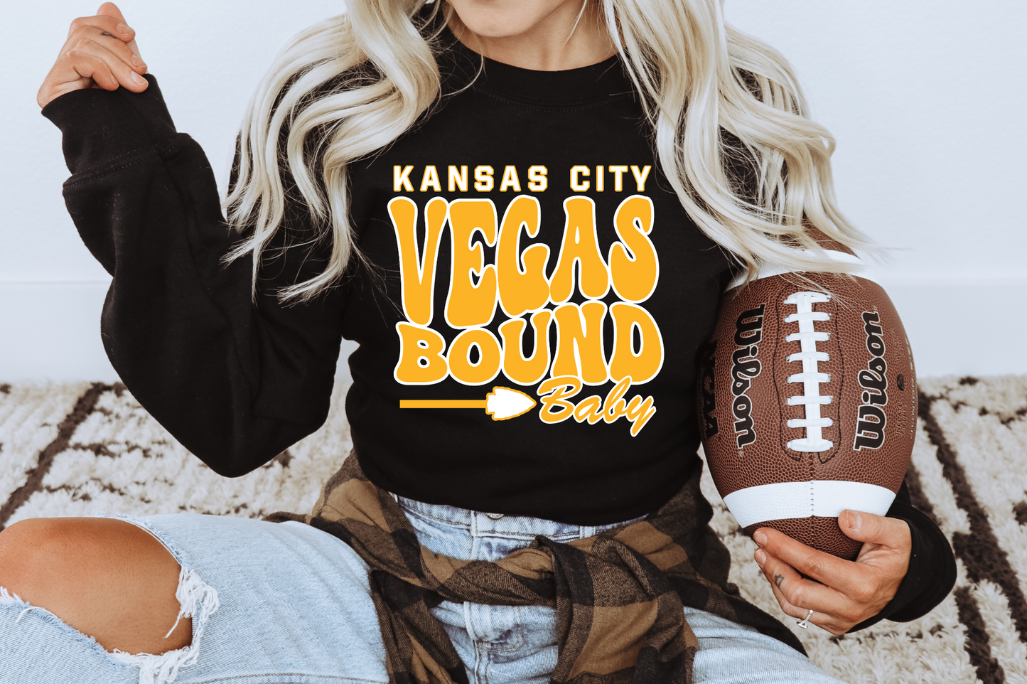 vegas bound baby gold white