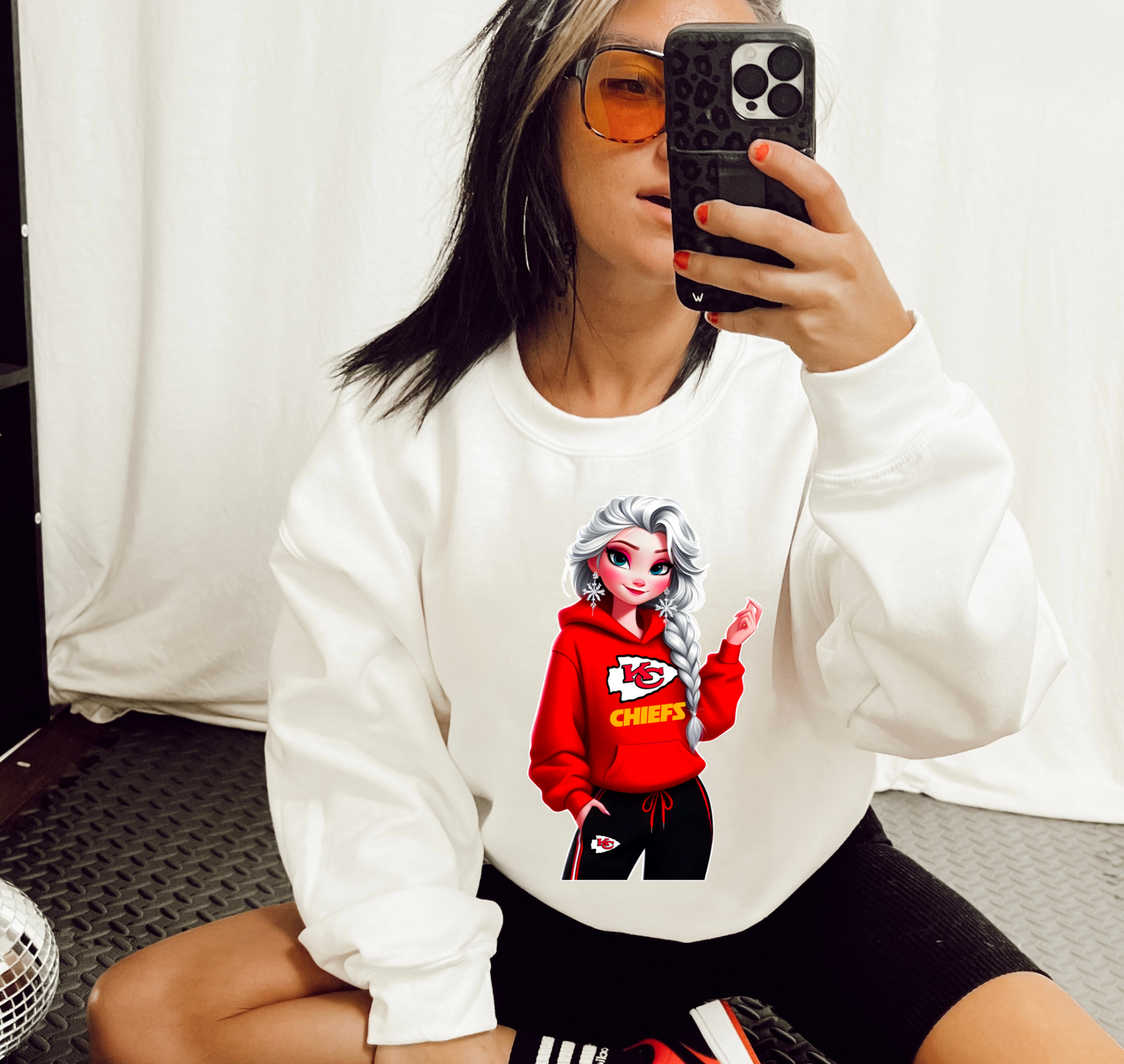 Elsa-Chiefs Sweats