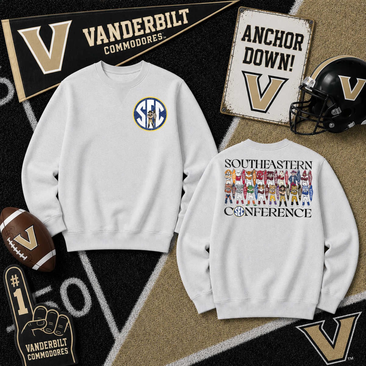 SEC Vanderbilt- FRONT