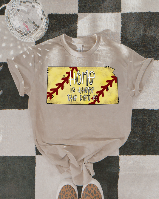 Kansas Home Is Where The Dirt Is Baseball