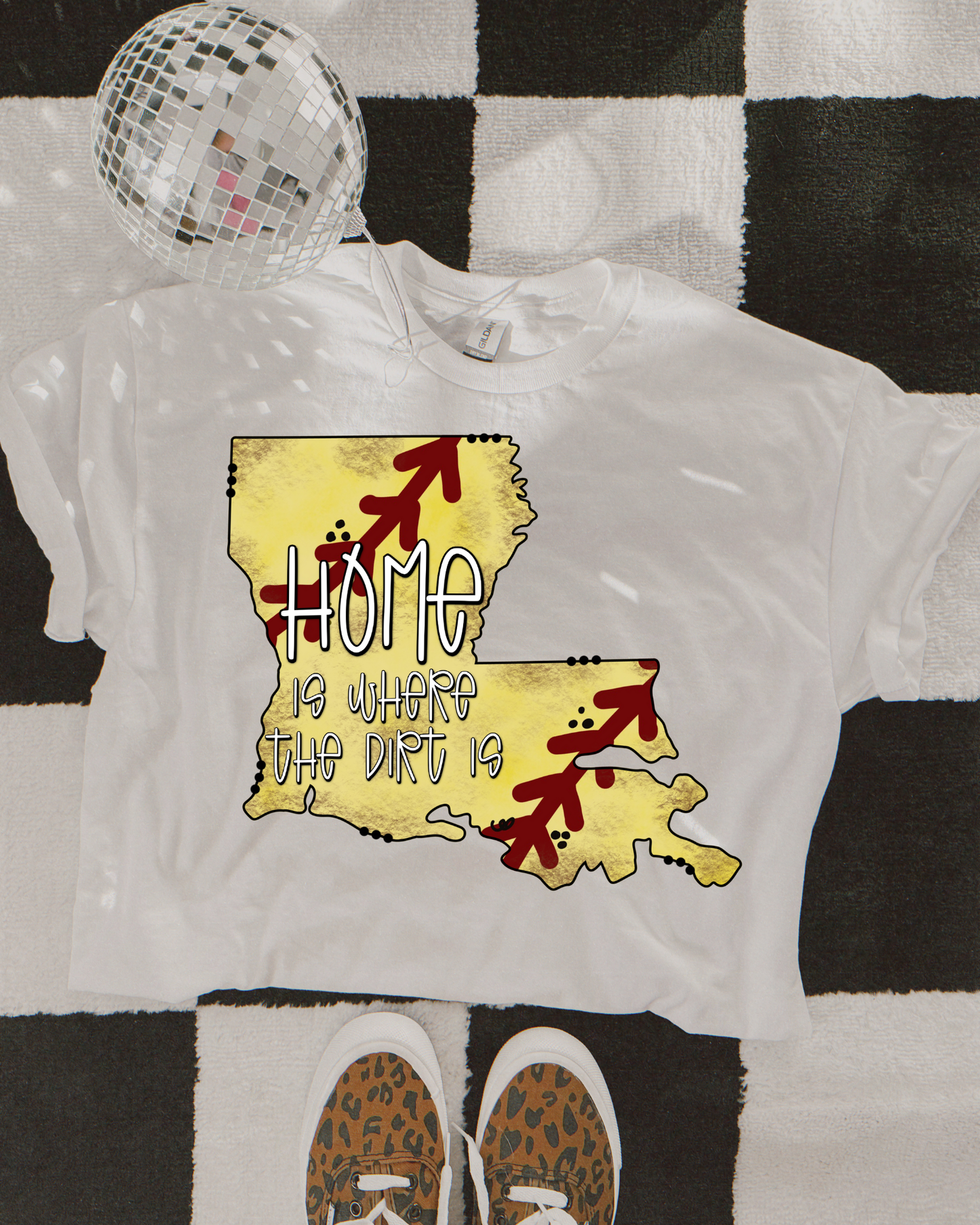 Louisiana Home Is Where The Dirt Is Baseball