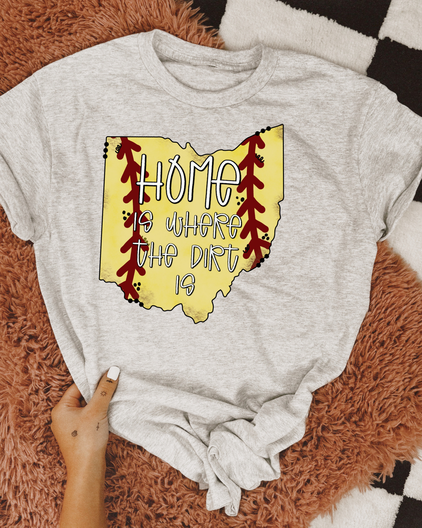 Ohio Home Is Where The Dirt Is Baseball