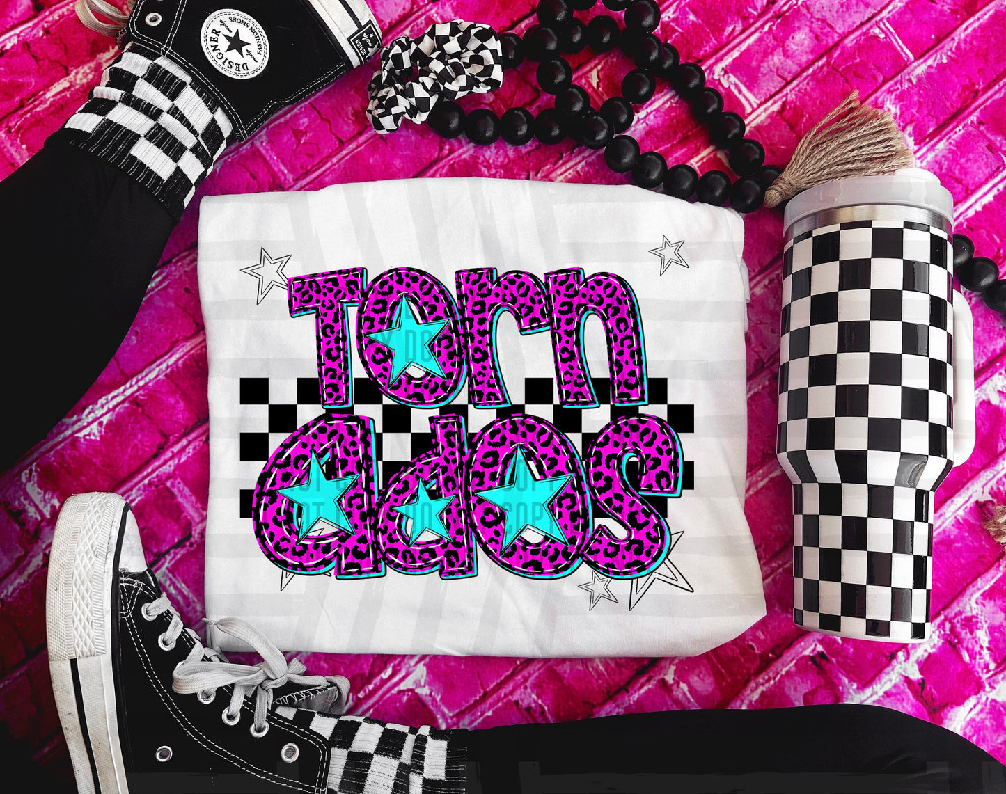 Tornados (pink neon leopard)