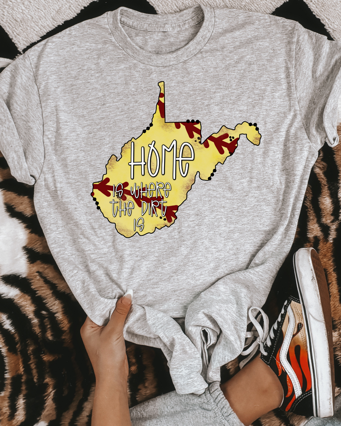 West Virginia Home Is Where The Dirt Is Baseball