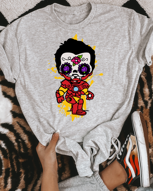 Iron Man Day Of The Dead Pop Style