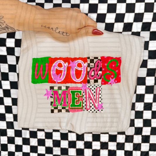 WOODSMEN RED & GREEN CHECKERS