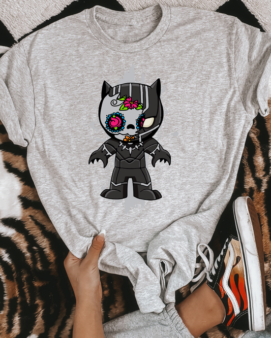 Black Panther Day Of The Dead Pop Style