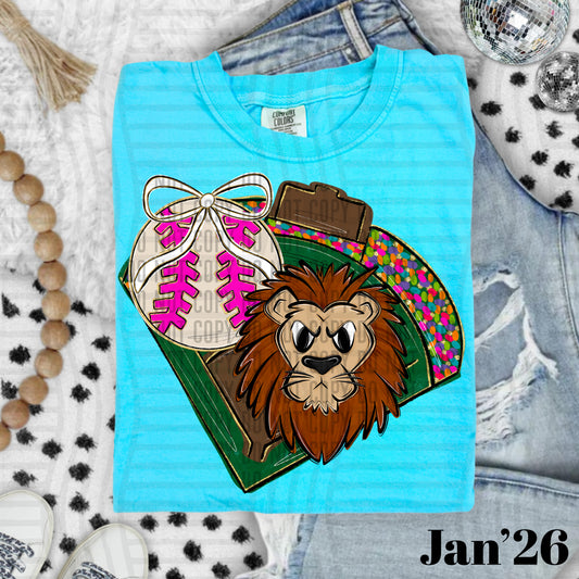 BASEBALL LIONS LIGHT BROWN