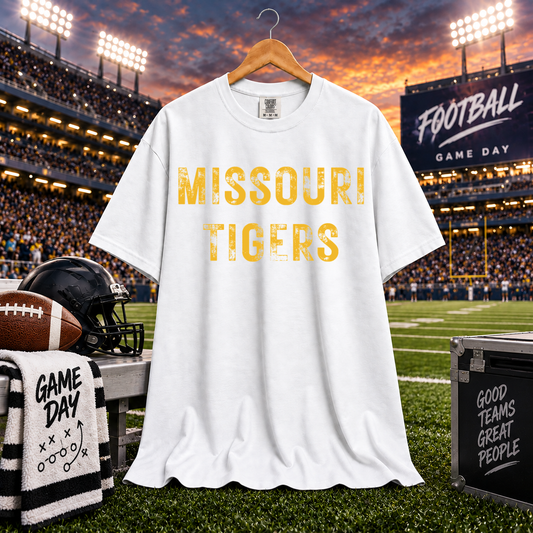 Missouri Tigers Distressed