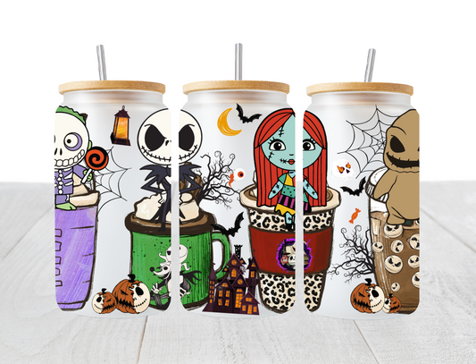 Nightmare before Christmas sitting in cups - UV Libby Wrap