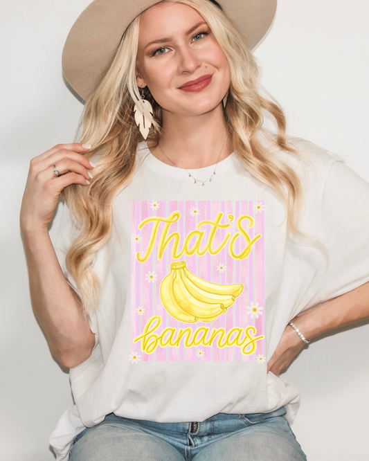 THAT'S BANANAS STRIPES & FLOWERS