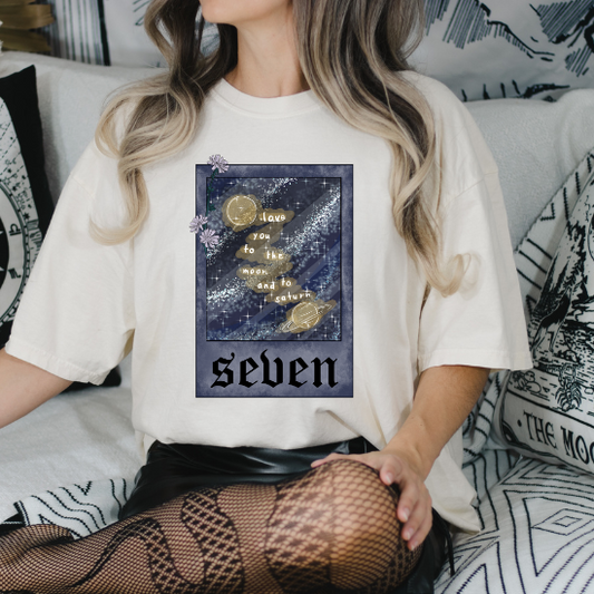 I Love You To The Moon & Saturn/Seven- DTF Transfer