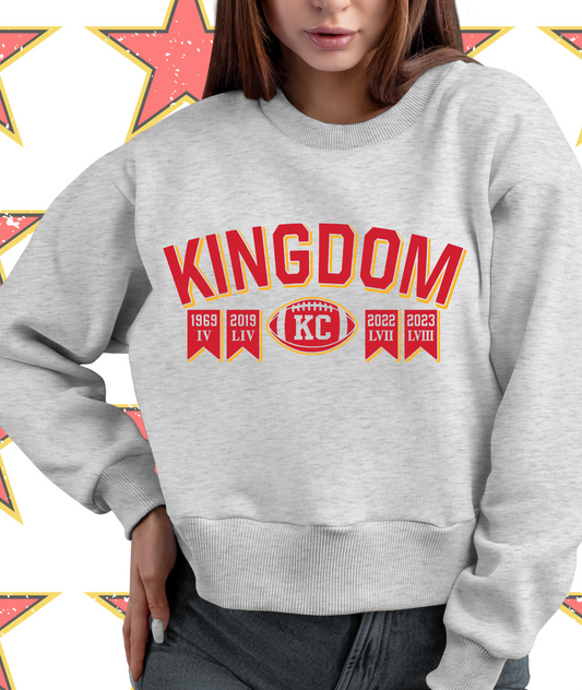 Kingdom KC Year Flags RED/GOLD