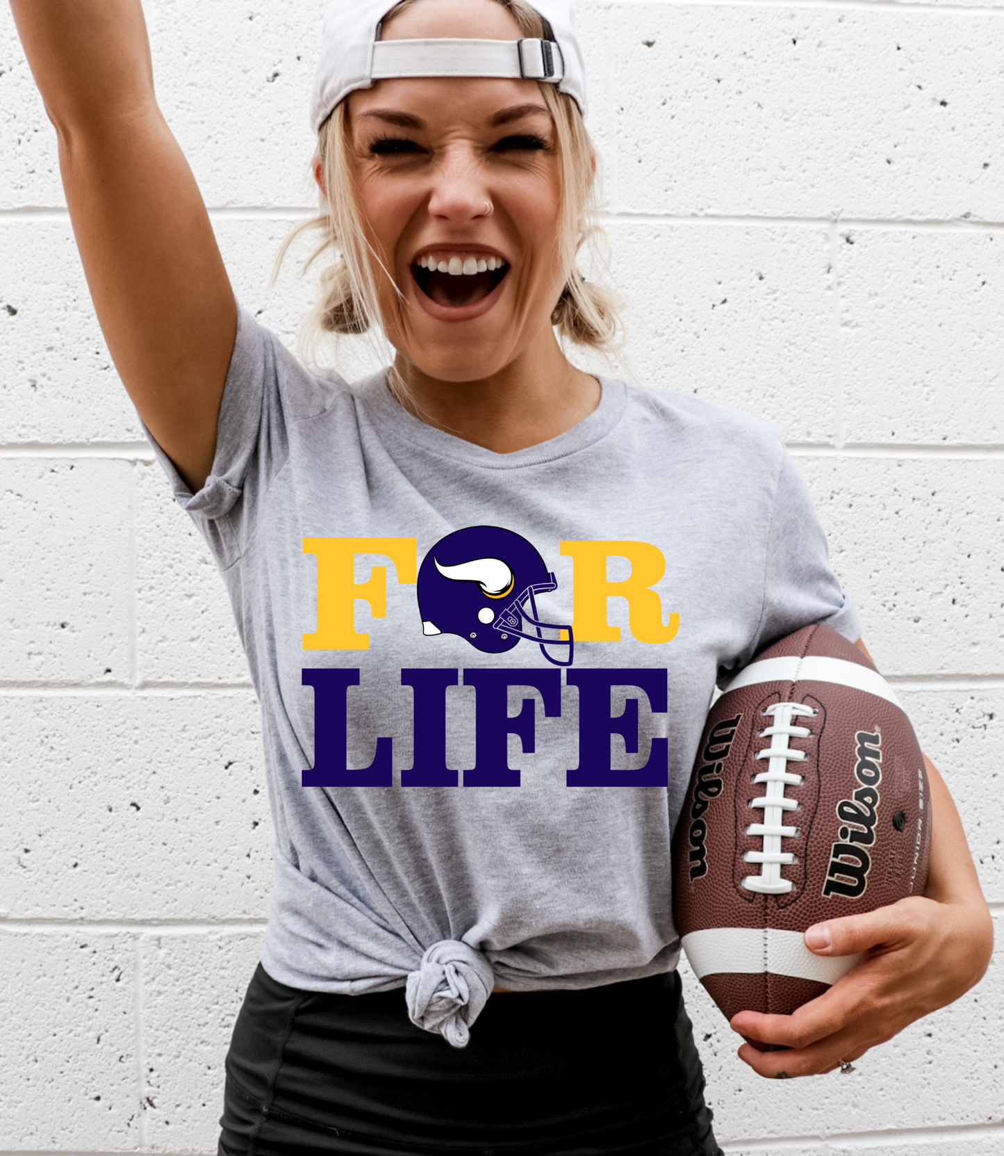 For life with Vikings helmet