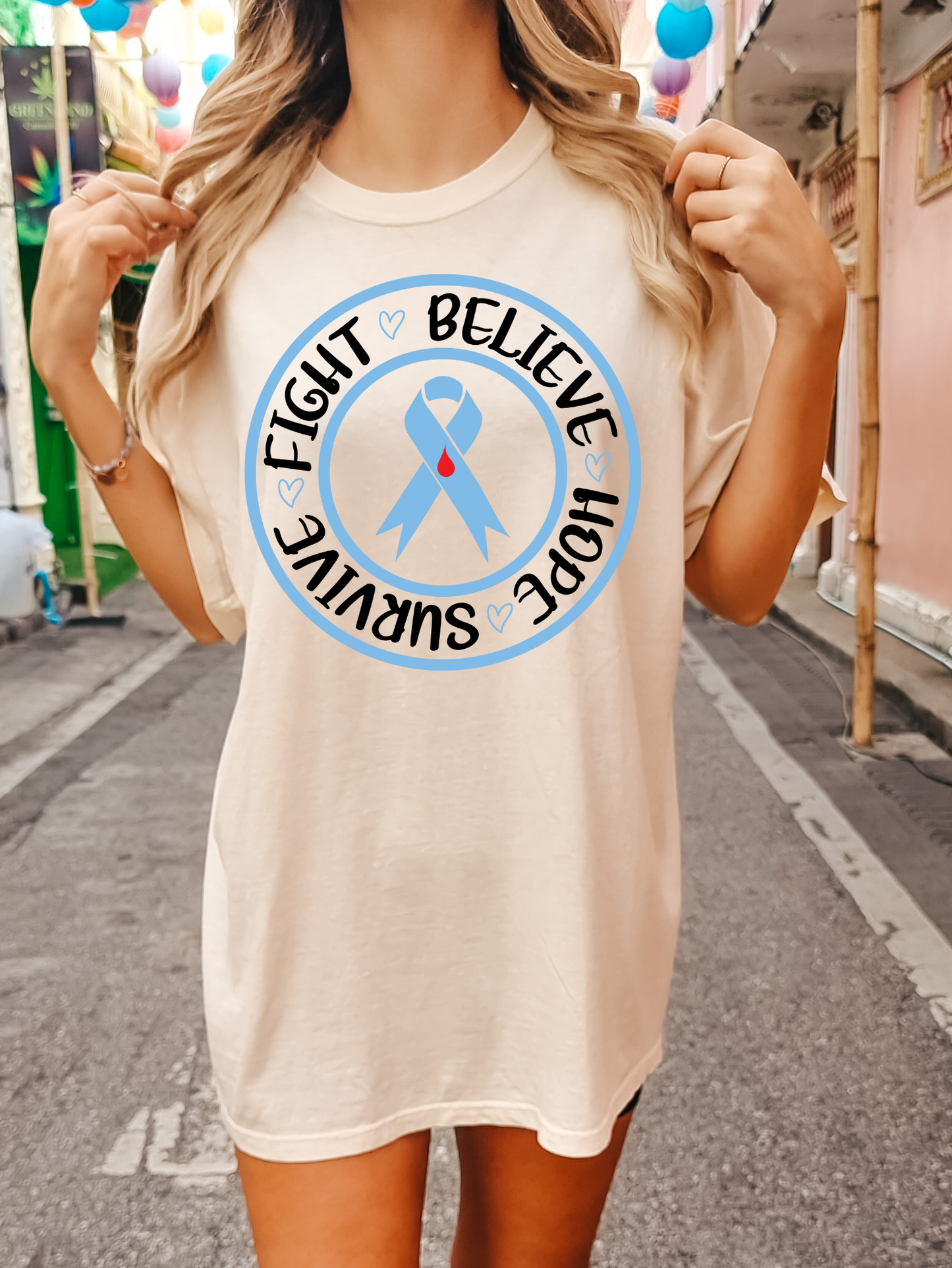 Fight, believe, hope, survive