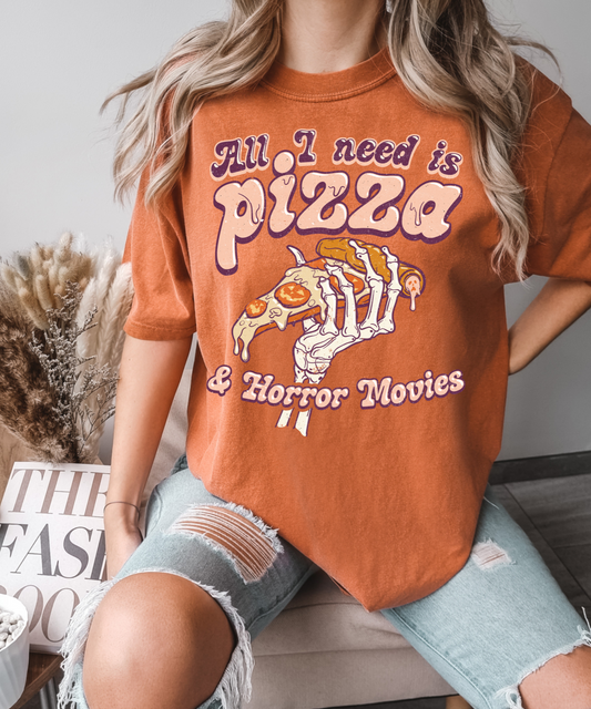 All I need is pizza and horror movies