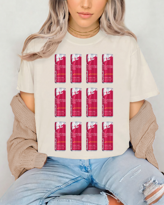 Pear Cinnamon Red Bull Cans