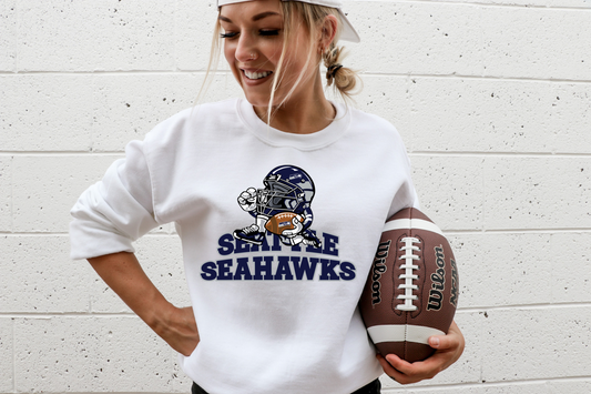 Seattle Seahawks with player