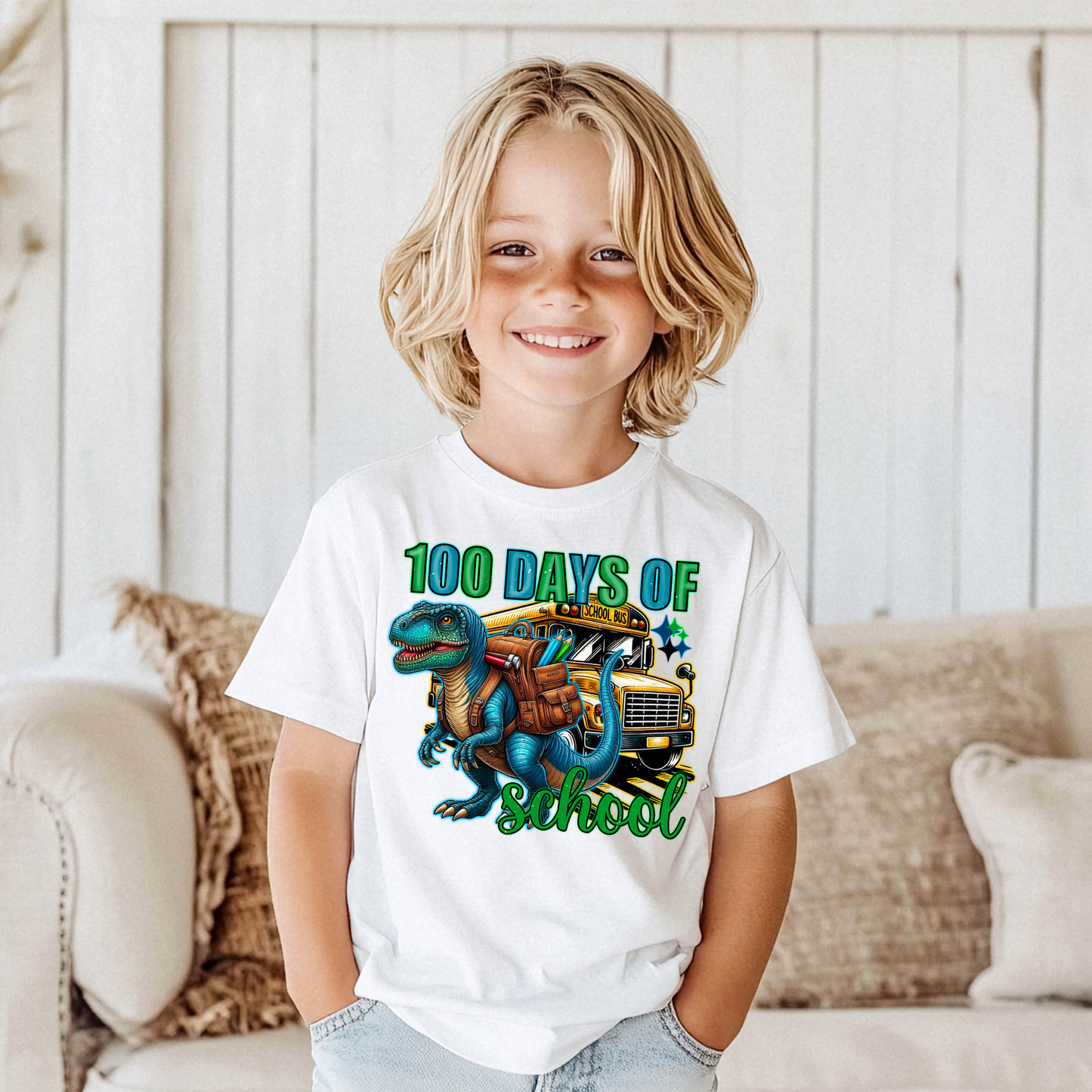 100 Days Of School T-Rex