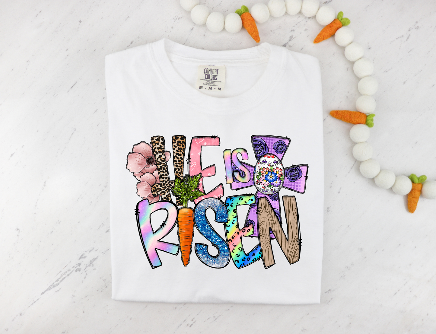 He Is Risen Leopard Cross