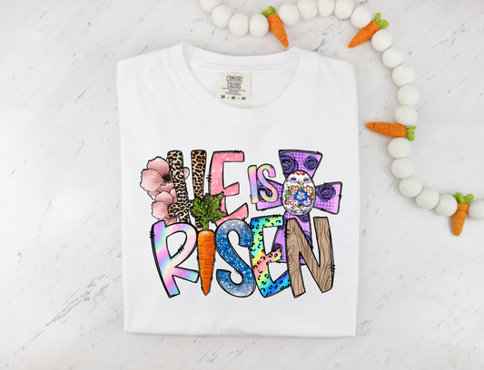 He Is Risen Leopard Cross