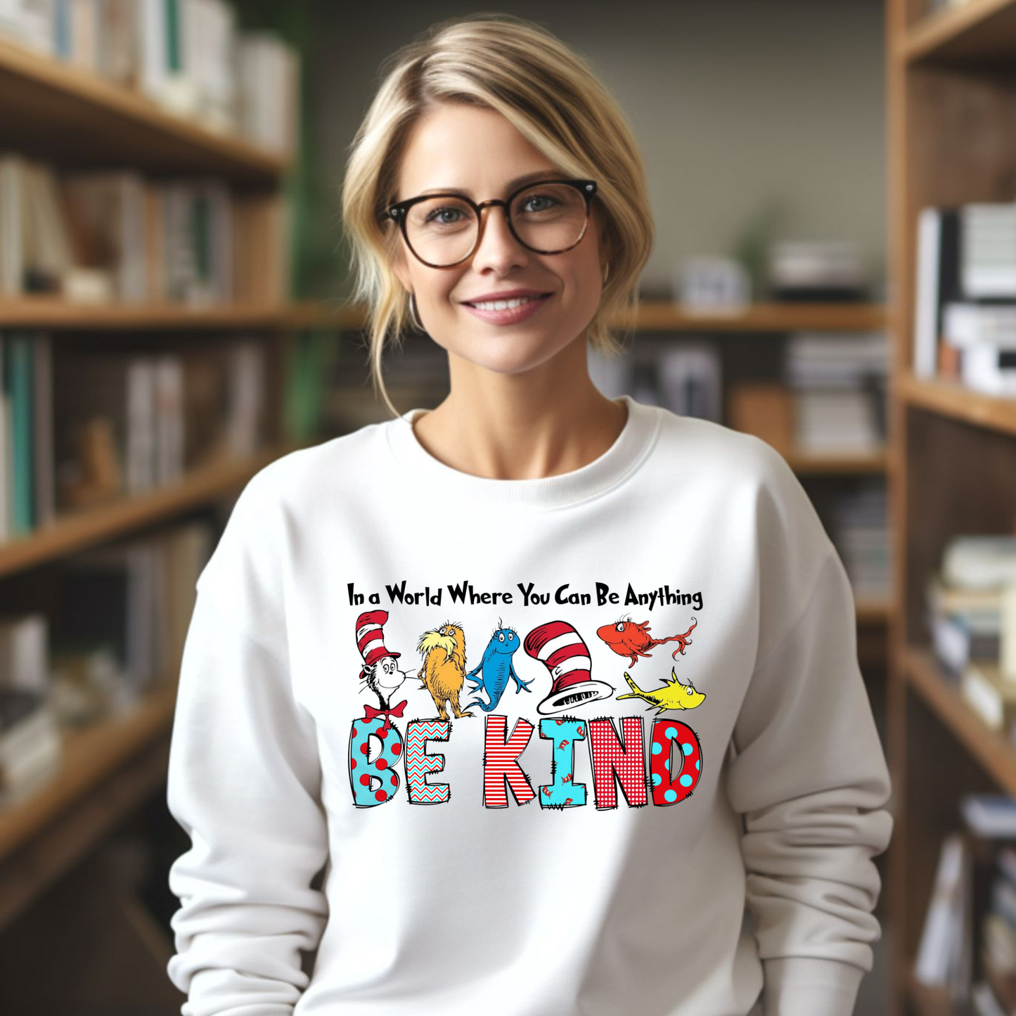 If You Can Be Anything-Be Kind Dr Seuss - DTF Transfer