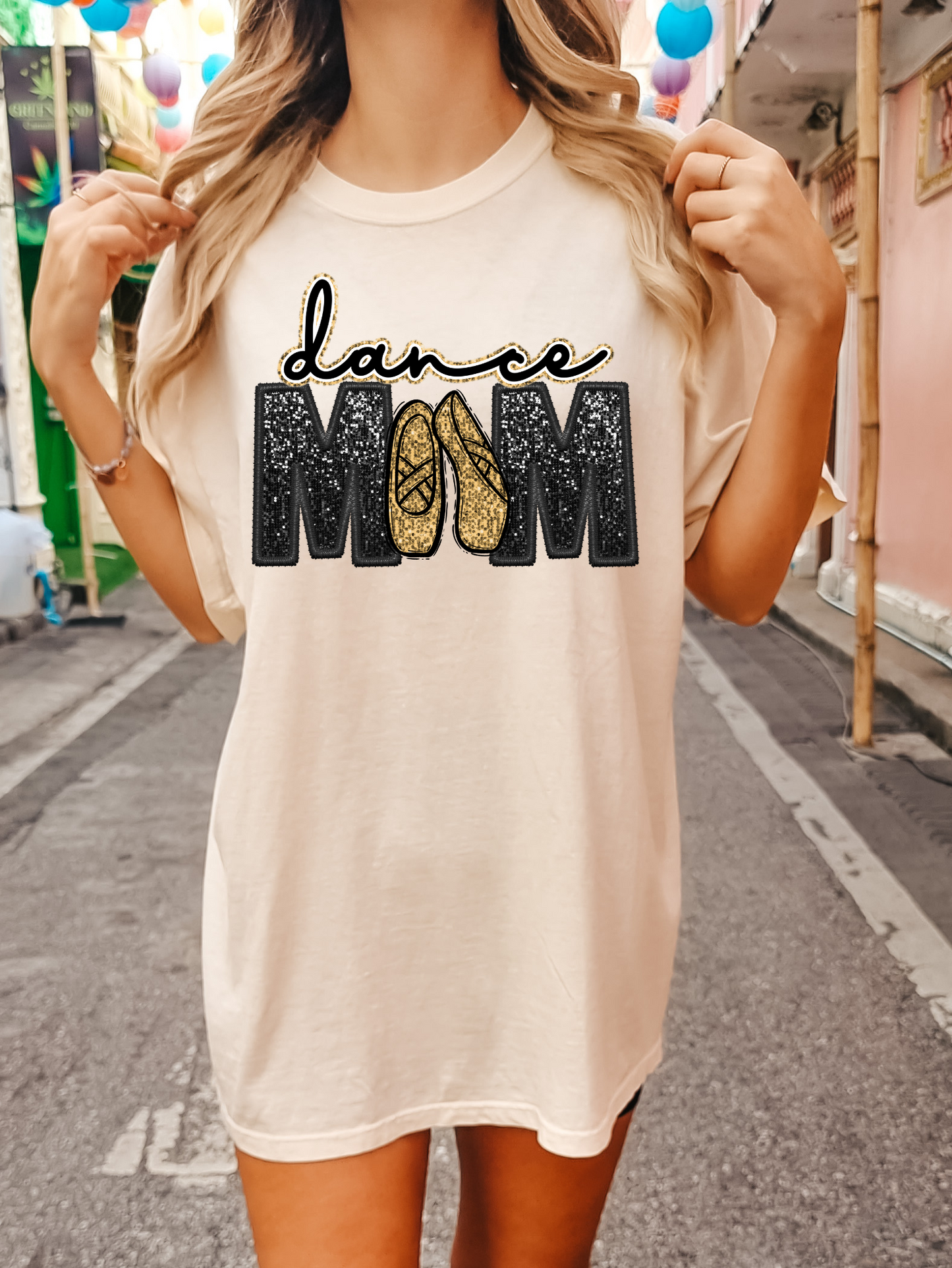 Dance mom - faux sequin