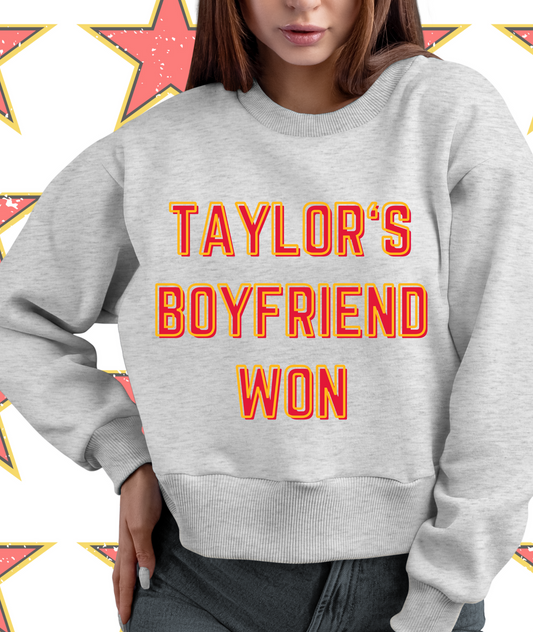 Taylor's Boyfriend Won (words only)